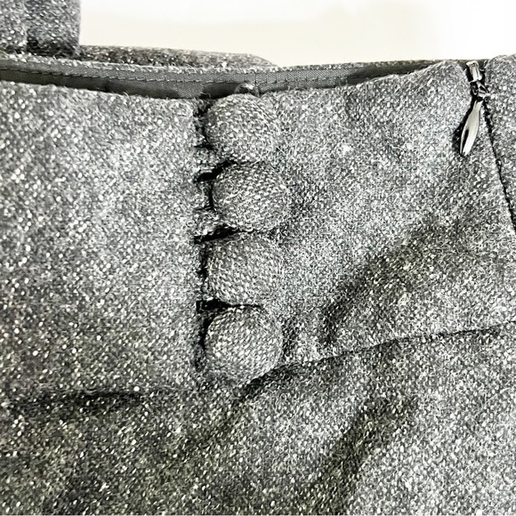 Trina Turk Wool Tweed Wide Leg Trousers - Picture 3 of 5